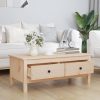 Coffee Table 100x50x40 cm Solid Wood Pine