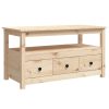 Coffee Table 102x49x55 cm Solid Wood Pine