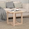 Coffee Table Solid Wood Pine – 50x50x45 cm