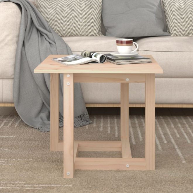 Coffee Table Solid Wood Pine – 50x50x45 cm