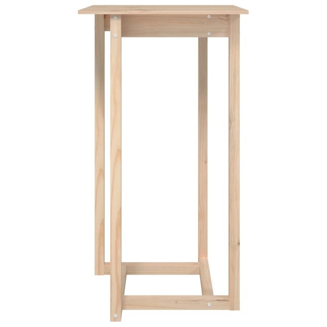 Bar Table Solid Wood Pine – 60x60x110 cm