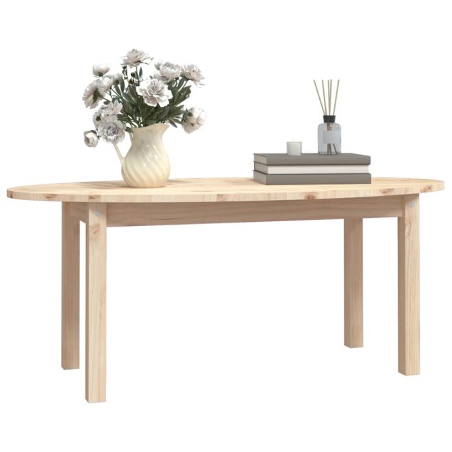 Coffee Table Solid Wood Pine – 110x55x45 cm