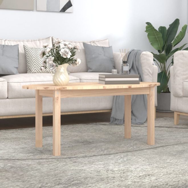 Coffee Table Solid Wood Pine – 110x55x45 cm