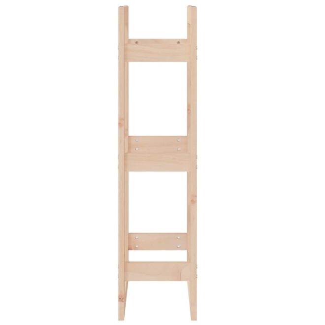 Firewood Rack Solid Wood Pine – 41x25x100 cm