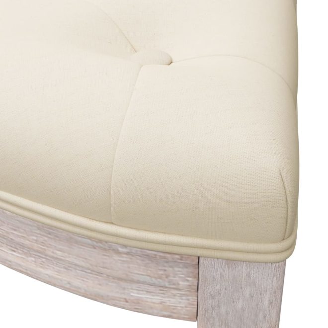 Bench – 81.5x41x49 cm, Beige