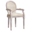 Dining Chair 54x56x96.5 cm linen – Beige