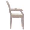 Dining Chair 54x56x96.5 cm linen – Beige