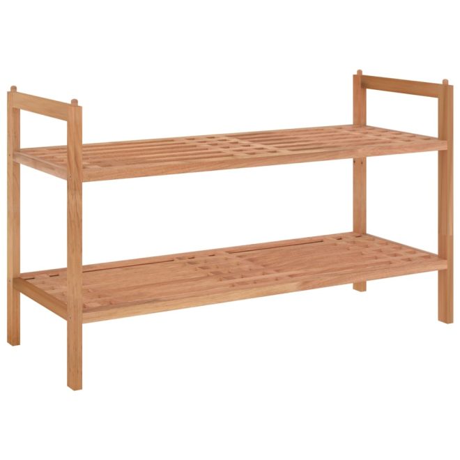 Shoe Rack 69x27x41 cm Solid Walnut Wood – 1