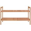 Shoe Rack 69x27x41 cm Solid Walnut Wood – 1