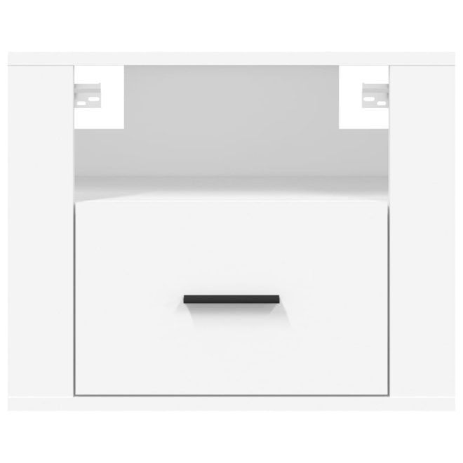 Amersham Wall-mounted Bedside Cabinet 50x36x40 cm – White, 1