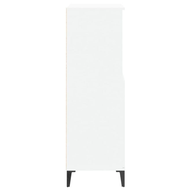 Highboard 60x36x110 cm Engineered Wood – White