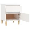 Amherst Bedside Cabinet 40x35x50 cm – White, 1