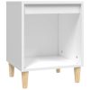 Adobes Bedside Cabinet 40x35x50 cm Engineered Wood – White, 1