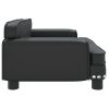 Kids Sofa Black 70x45x30 cm Faux Leather