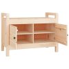 Hall Bench Solid Wood Pine – 80x40x60 cm