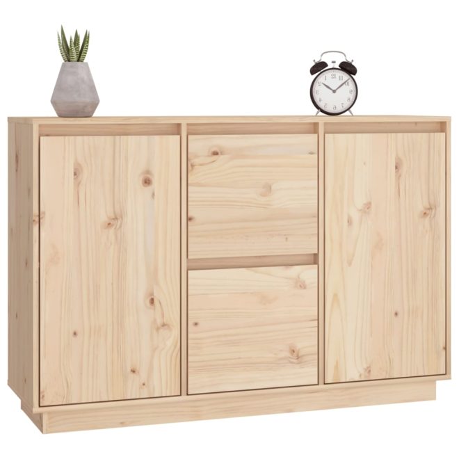 Sideboard 111x34x75 cm Solid Wood Pine