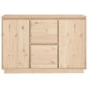 Sideboard 111x34x75 cm Solid Wood Pine