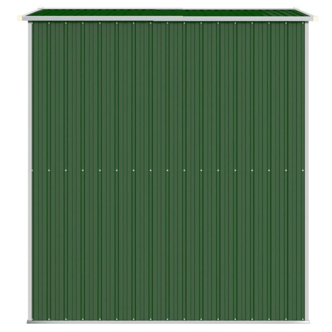 Garden Shed Green Galvanised Steel – 192x191x223 cm