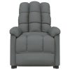 Stand up Recliner Chair Fabric – Dark Grey