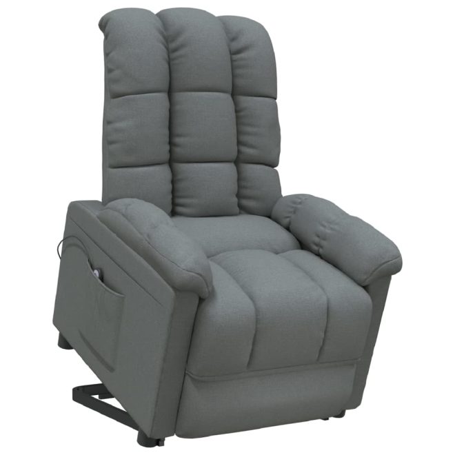 Stand up Recliner Chair Fabric – Dark Grey