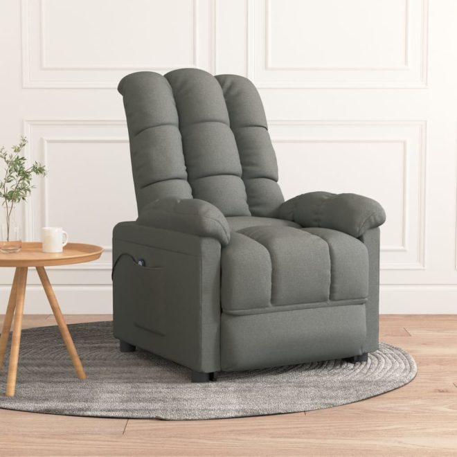 Stand up Recliner Chair Fabric – Dark Grey