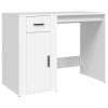 Desk 100x49x75 cm Engineered Wood – White