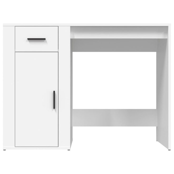 Desk 100x49x75 cm Engineered Wood – White