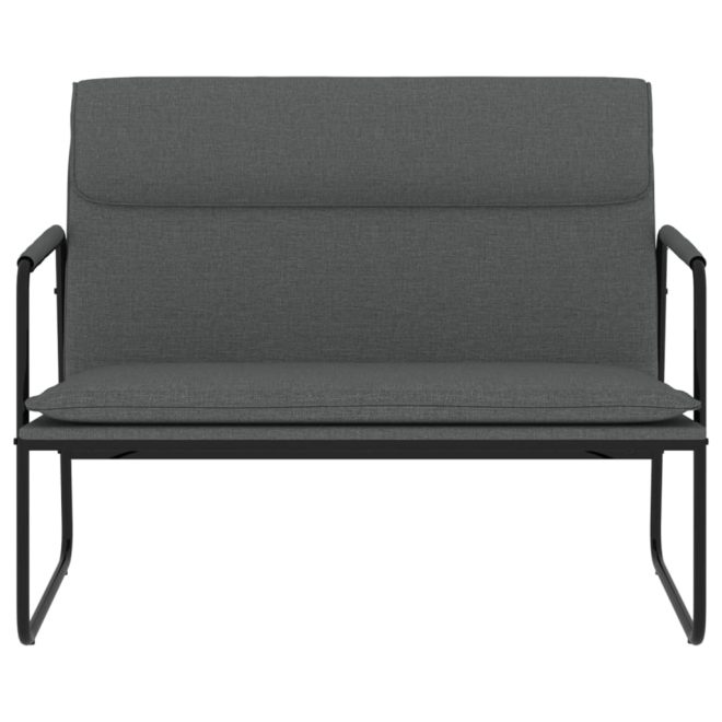 Bench 100x64x80 cm Fabric – Dark Grey