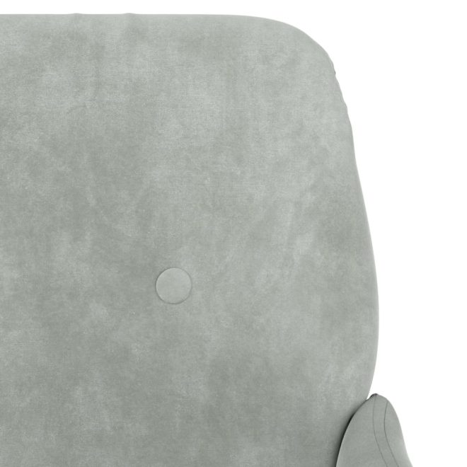 Bench 108x79x79 cm Velvet – Light Grey