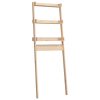 Toilet Rack 63.5x32x179 cm Solid Pine Wood – Brown