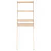 Toilet Rack 63.5x32x179 cm Solid Pine Wood – Brown