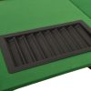 10-Player Poker Table with Chip Tray 160x80x75 cm – Green