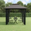 Gazebo with Sidewalls Anthracite Steel – 300x300x270 cm