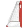 Hockey Goal Red and White 137x66x112 cm Polyester