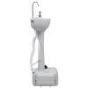 Portable Camping Toilet and Handwash Stand Set with Water Tank