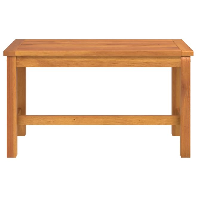 Garden Bench Solid Wood Acacia – 80x35x45 cm