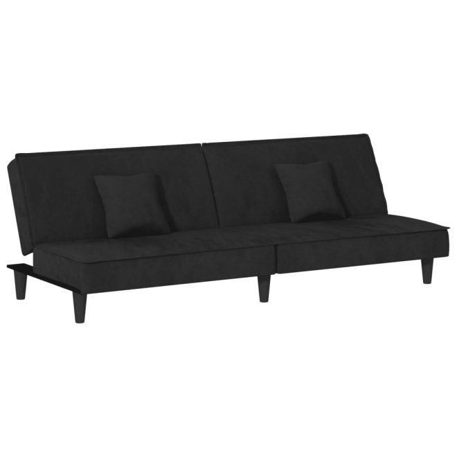 Sofa Bed Black Velvet