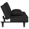 Sofa Bed Black Velvet