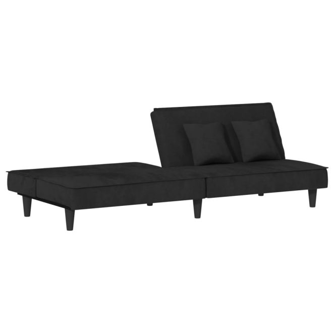 Sofa Bed Black Velvet