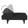 Sofa Bed Black Velvet