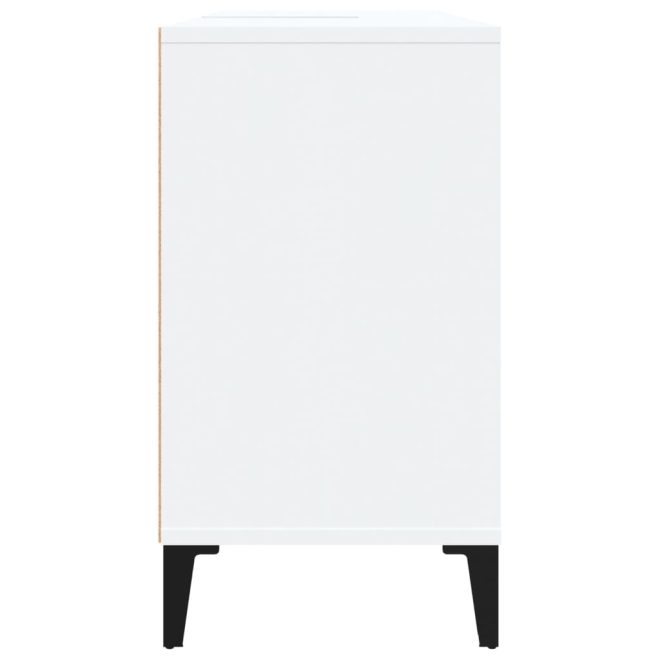 Sink Cabinet 80x33x60 cm Engineered Wood – White