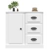 Sideboard 70×35.5×67.5 cm Engineered Wood – White