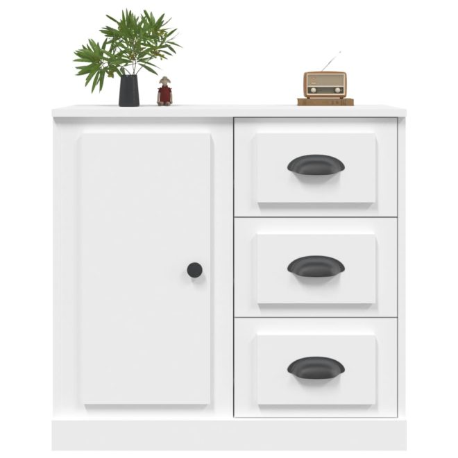 Sideboard 70×35.5×67.5 cm Engineered Wood – White