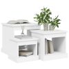 Nesting Tables 3 pcs Engineered Wood – White