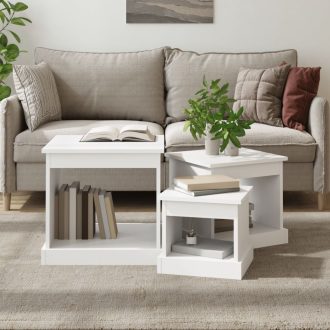 Nesting Tables 3 pcs Engineered Wood