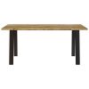 Dining Table Solid Wood Acacia – 150x90x75 cm