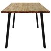 Dining Table Solid Wood Acacia – 150x90x75 cm