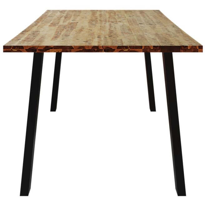 Dining Table Solid Wood Acacia – 150x90x75 cm