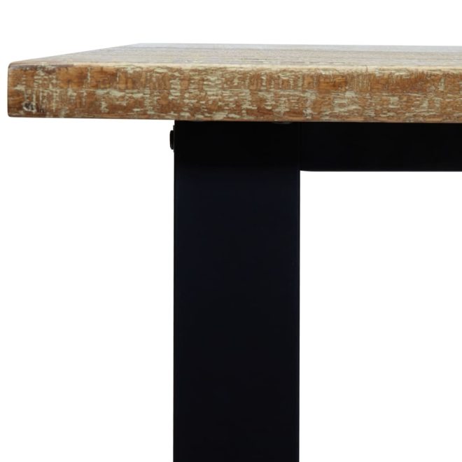 Dining Table Solid Wood Acacia – 150x90x75 cm