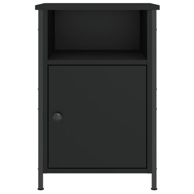 Bedside Cabinet 40x42x60 cm Engineered Wood – Black